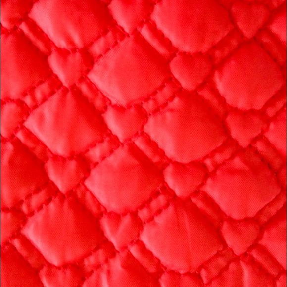 Red & White Heart Patterned Dog Vest/Coat, Sz. S - Picture 5 of 5